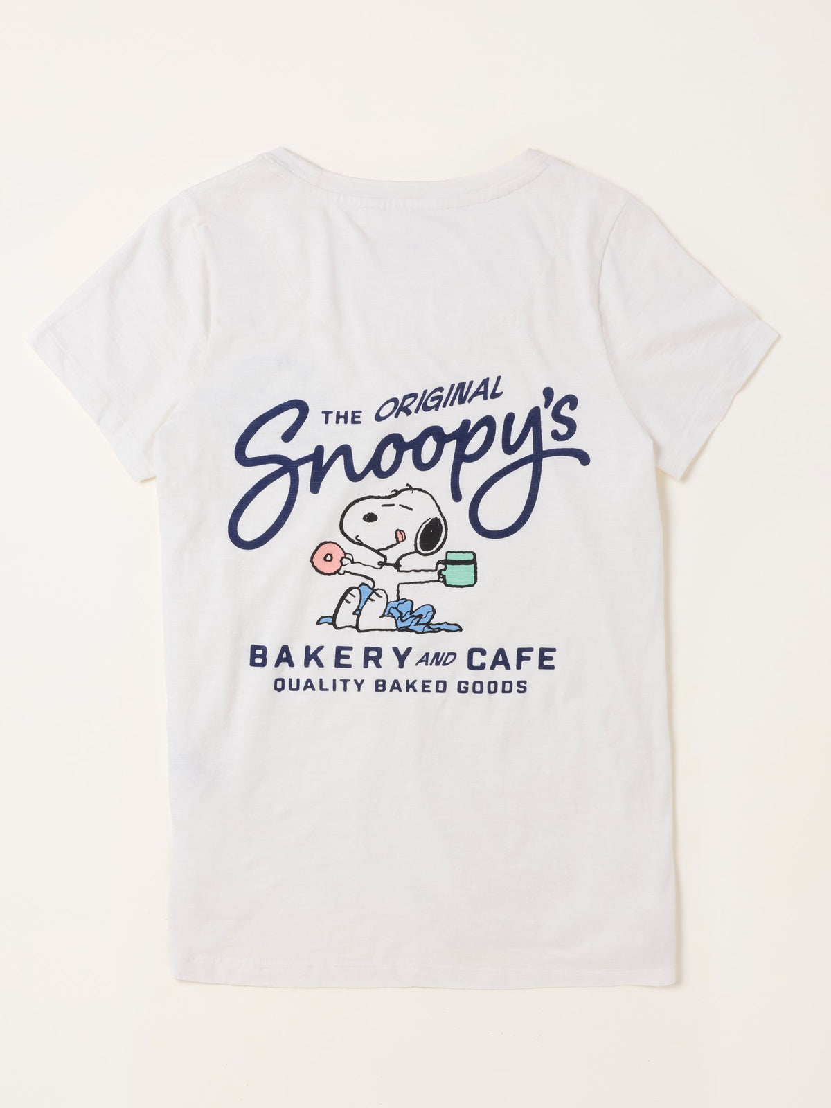 FatFace Navy Blue Cafe Snoopy Pant and Tee Pyjama Set - image 6