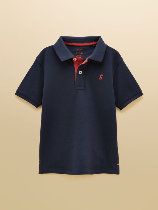 Dsiney Kidz - Joules Boys' Woody Navy Short Sleeve Cotton Polo Shirt image 1