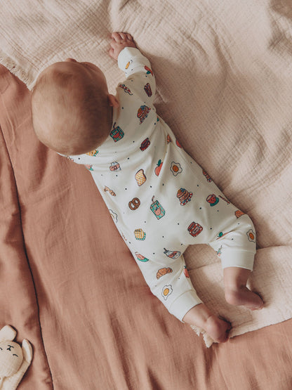 Bright Brunch Two Way Zip Baby Sleepsuits 3 Pack (0mths-3yrs) image 4
