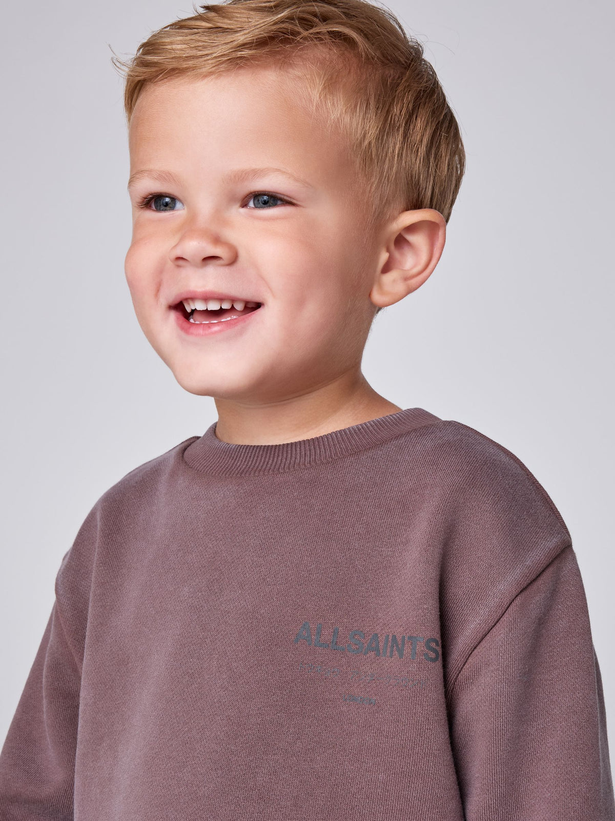 Dsiney Kidz - smALLSAINTS Washed Brown Underground Oversized Sweatshirt and Joggers Set image 5