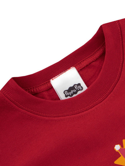 Character Red Peppa Pig Christmas Sweatshirt - image 3