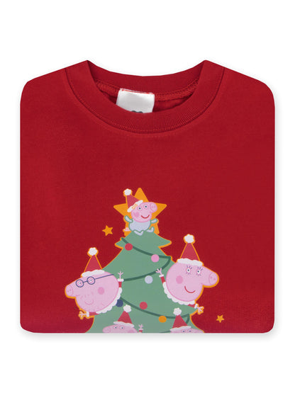 Character Red Peppa Pig Christmas Sweatshirt - image 5