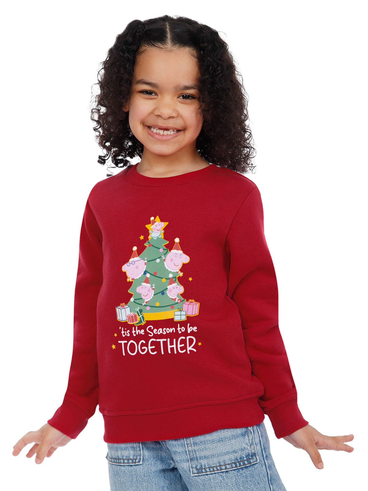 Character Red Peppa Pig Christmas Sweatshirt - image 7