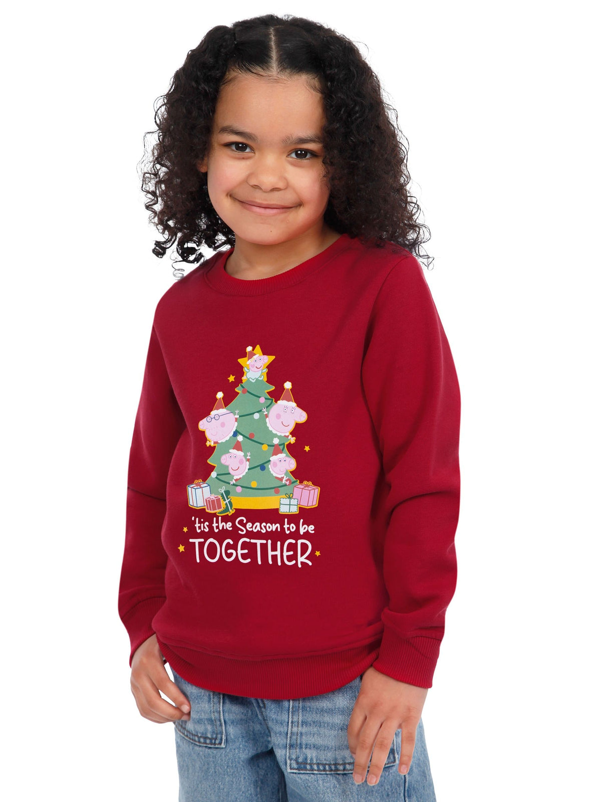 Character Red Peppa Pig Christmas Sweatshirt - image 8