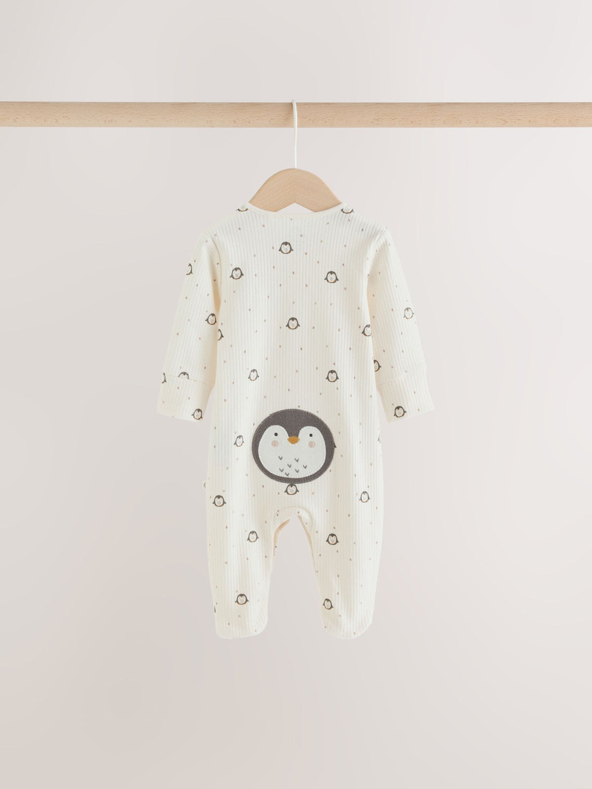 Cream Baby Christmas Sleepsuits 3 Pack (0mths-2yrs) - image 10