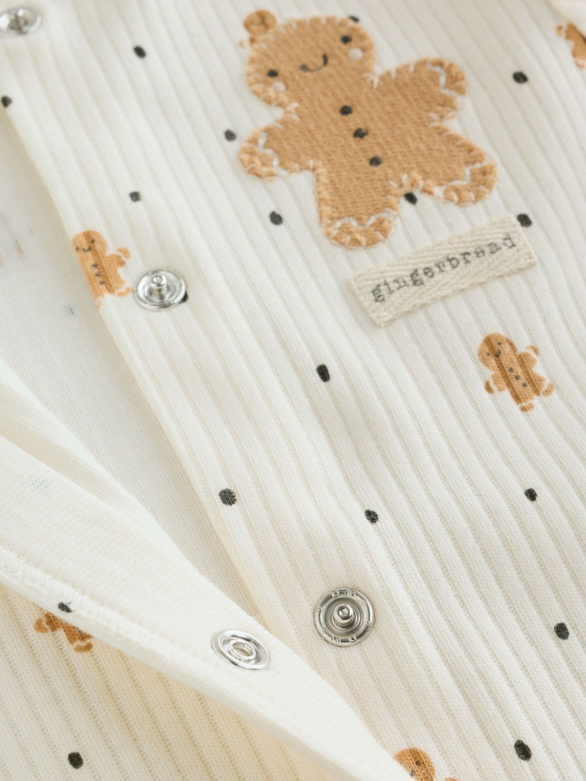 Cream Baby Christmas Sleepsuits 3 Pack (0mths-2yrs) - image 13