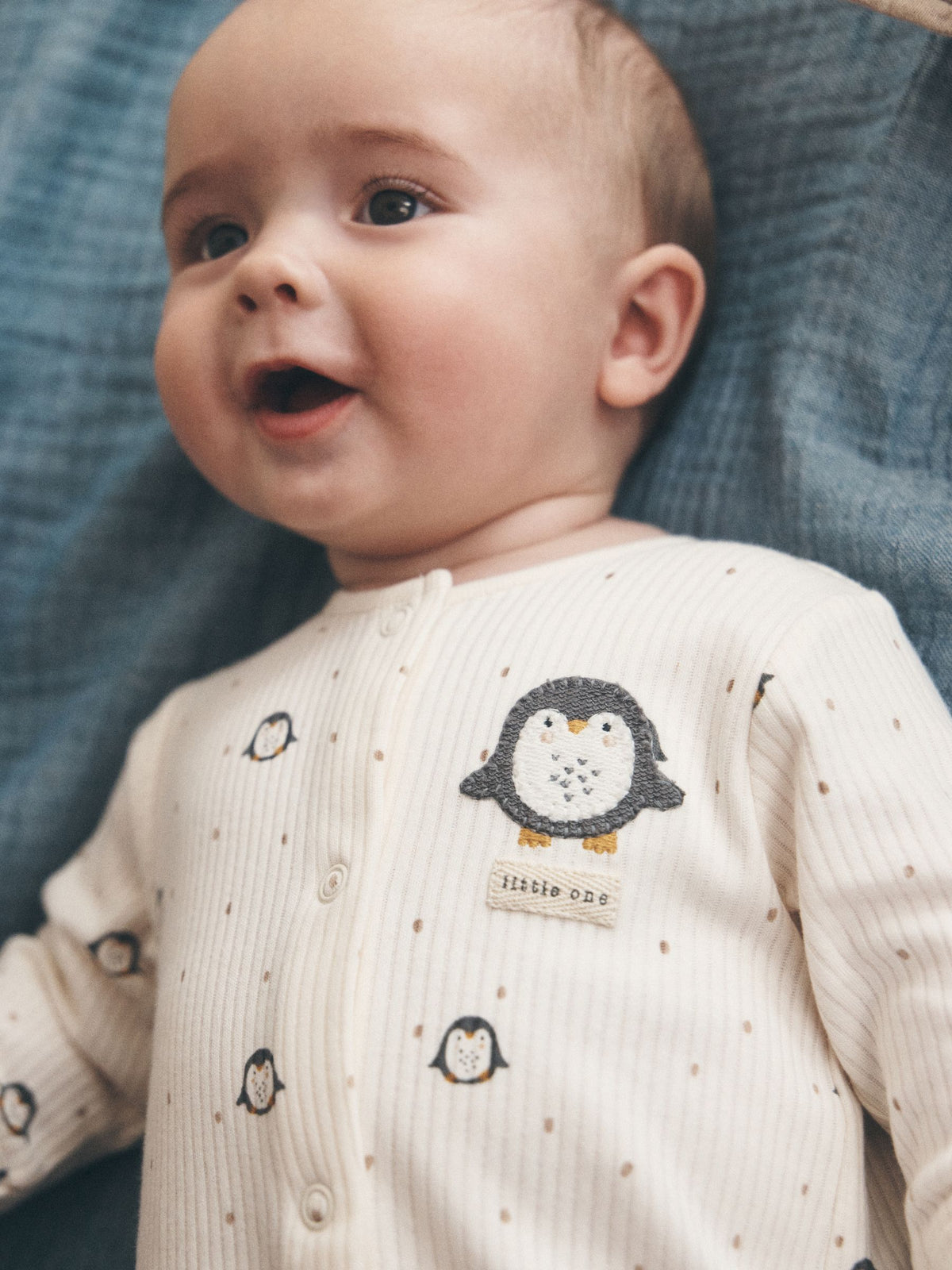 Cream Baby Christmas Sleepsuits 3 Pack (0mths-2yrs) - image 4