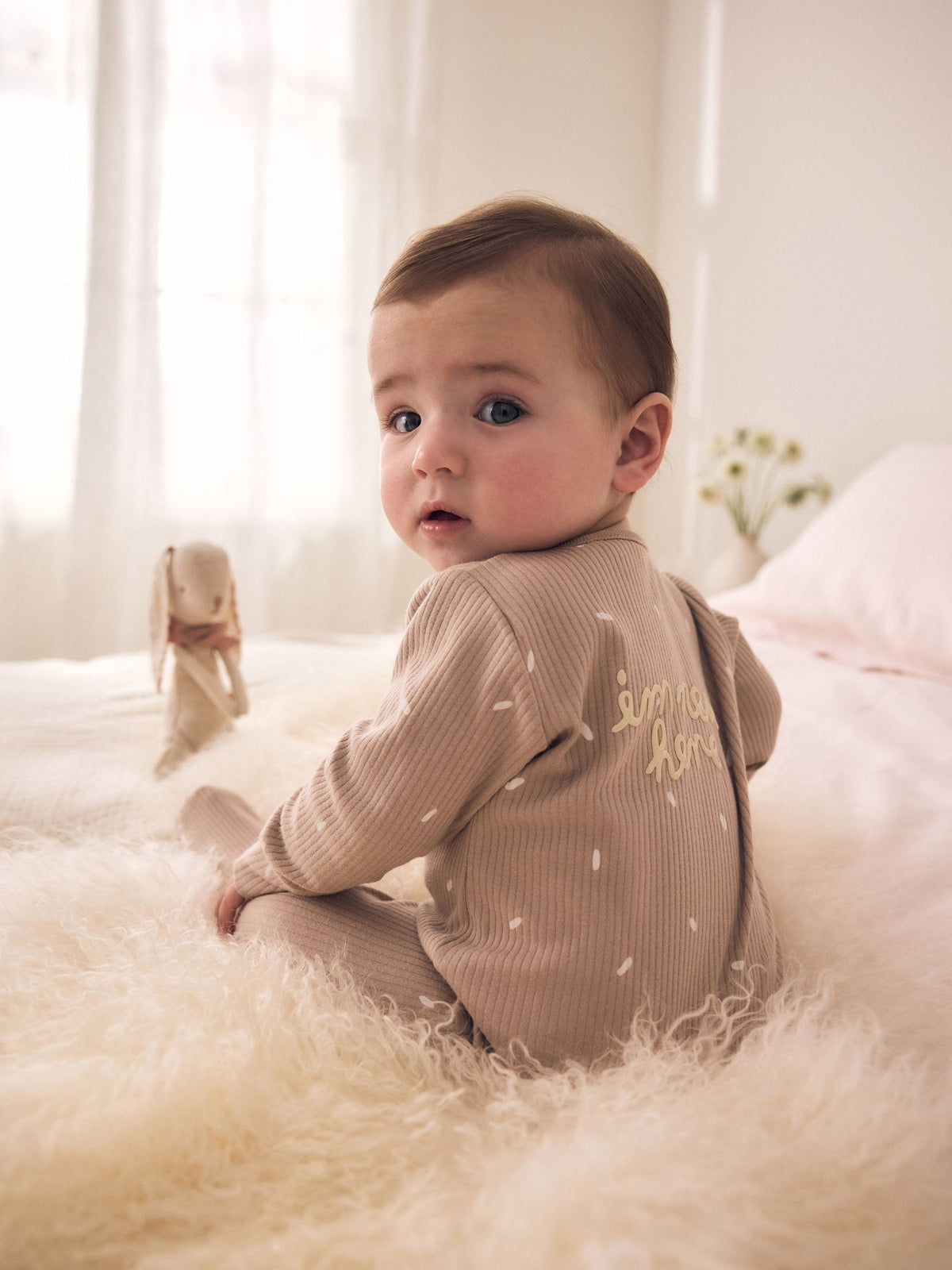 Neutral Milk Club Two Way Zip Baby Sleepsuits 3 Pack (0-2yrs) image 3