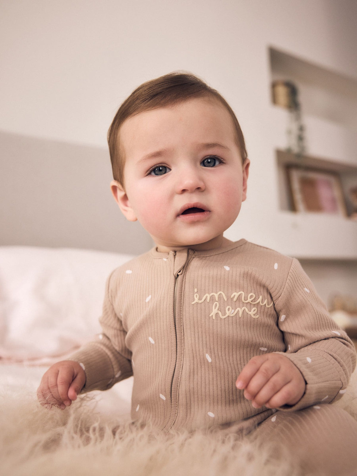 Neutral Milk Club Two Way Zip Baby Sleepsuits 3 Pack (0-2yrs) image 4