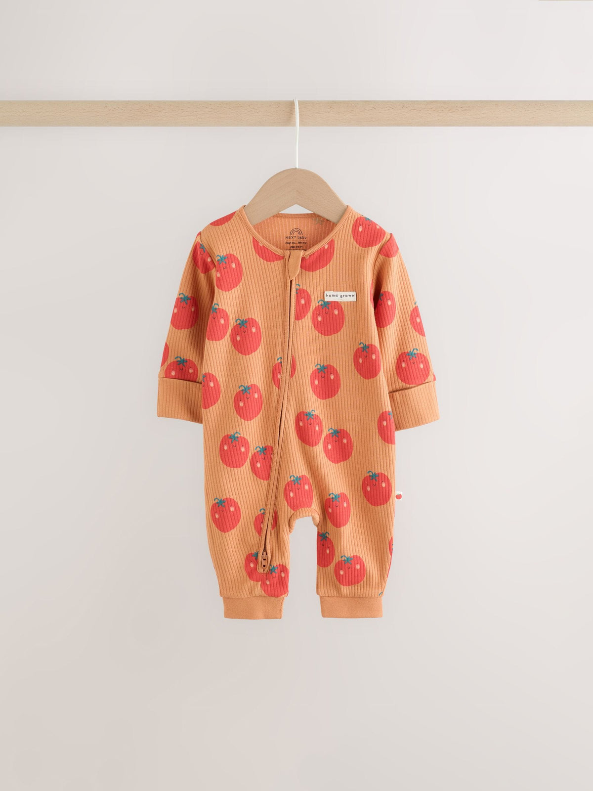 Bright Fruits Two Way Zip Baby Sleepsuits 3 Pack (0-3yrs) image 2