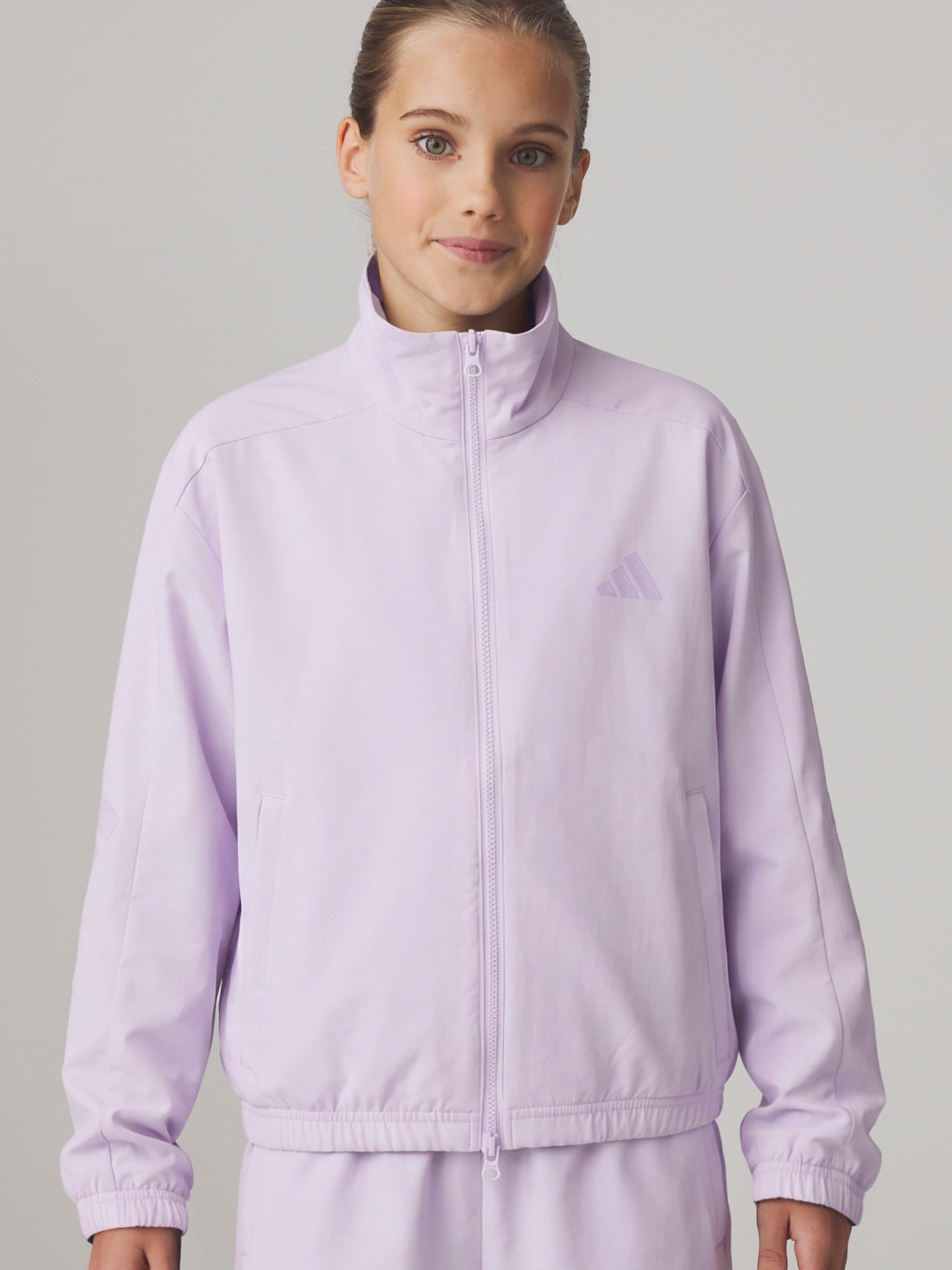Dsiney Kidz - adidas Purple Lightweight Zip Through Jacket image 1