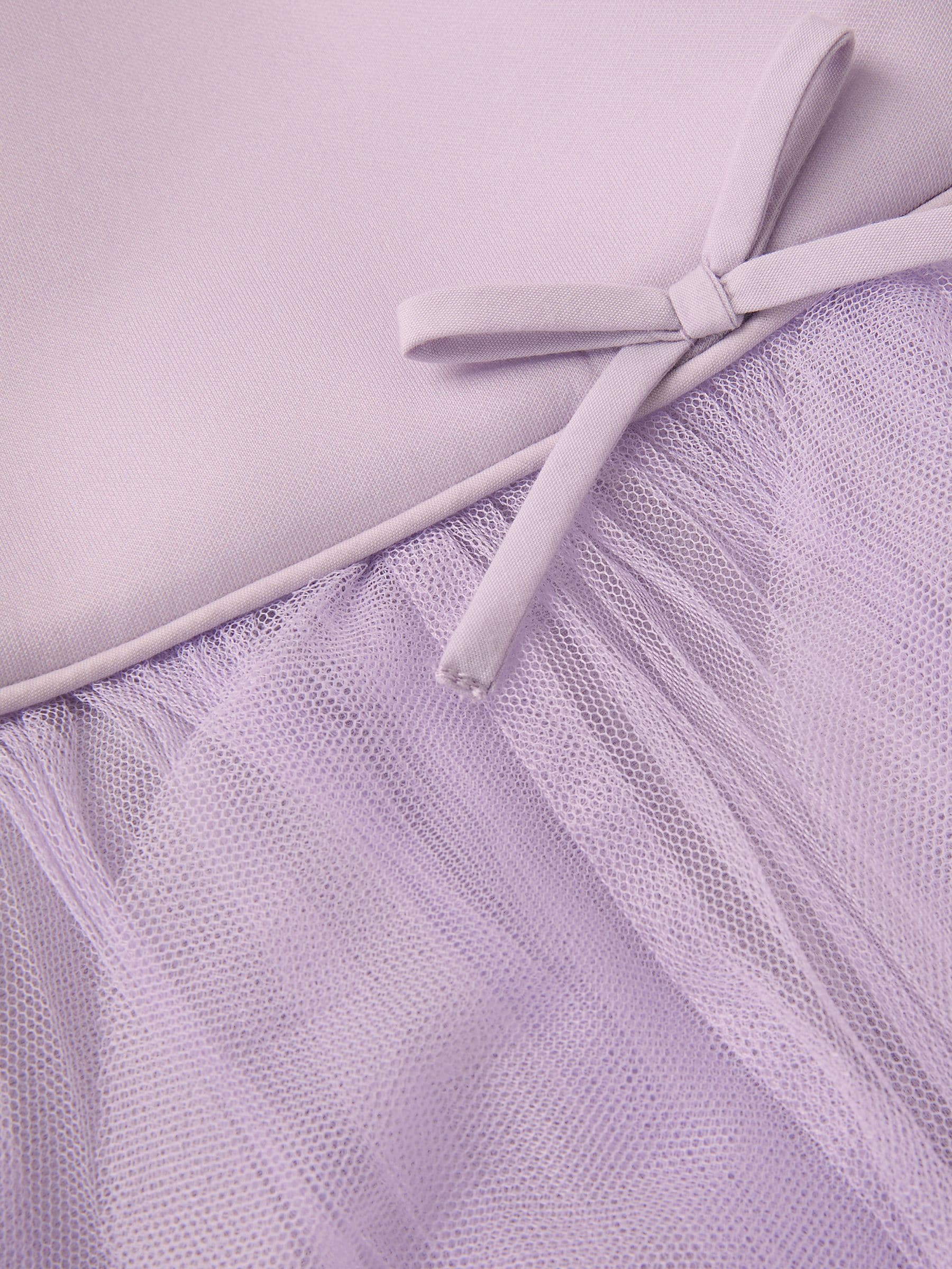 Monsoon Purple Scarla Ruffle Pleated Party Dress image 4