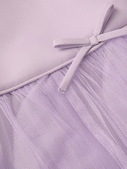 Monsoon Purple Scarla Ruffle Pleated Party Dress image 4