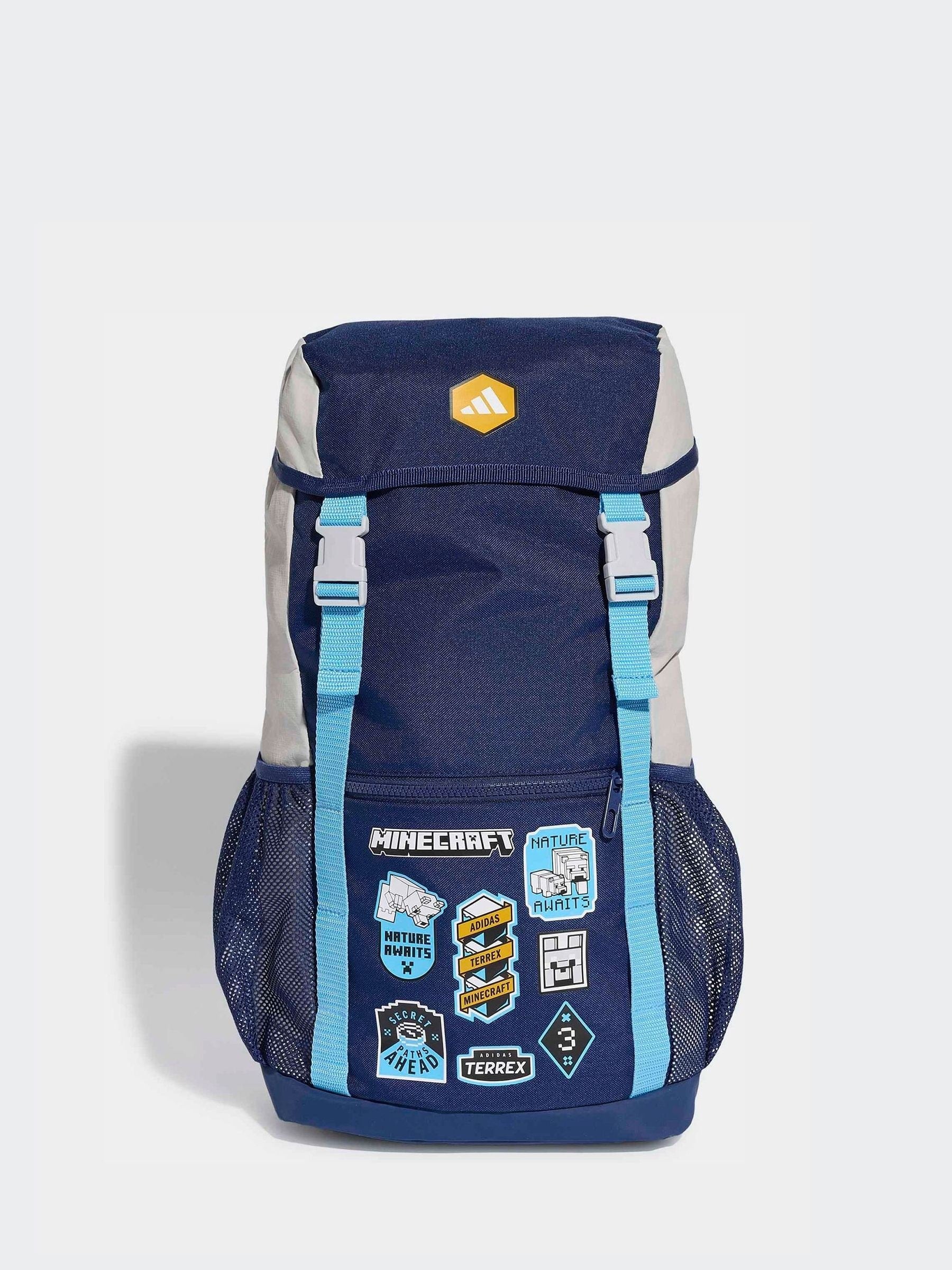 adidas Dark Blue Kids Minecraft Backpack Youth Edition image 1