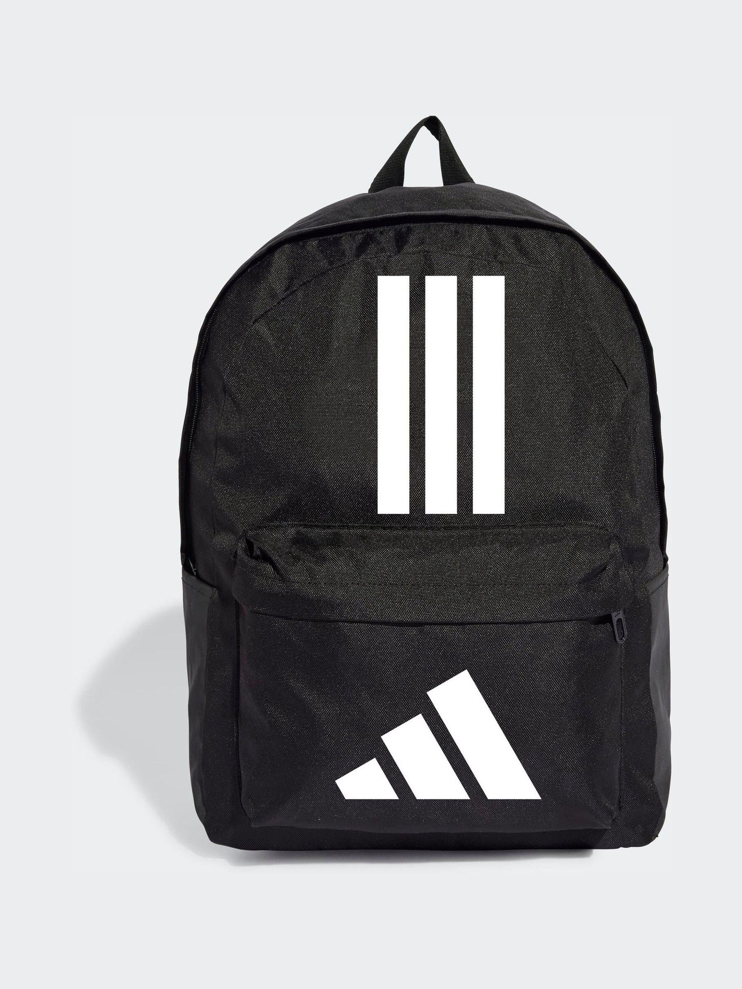 adidas Black/White Classic 3 Bar Logo Backpack image 1