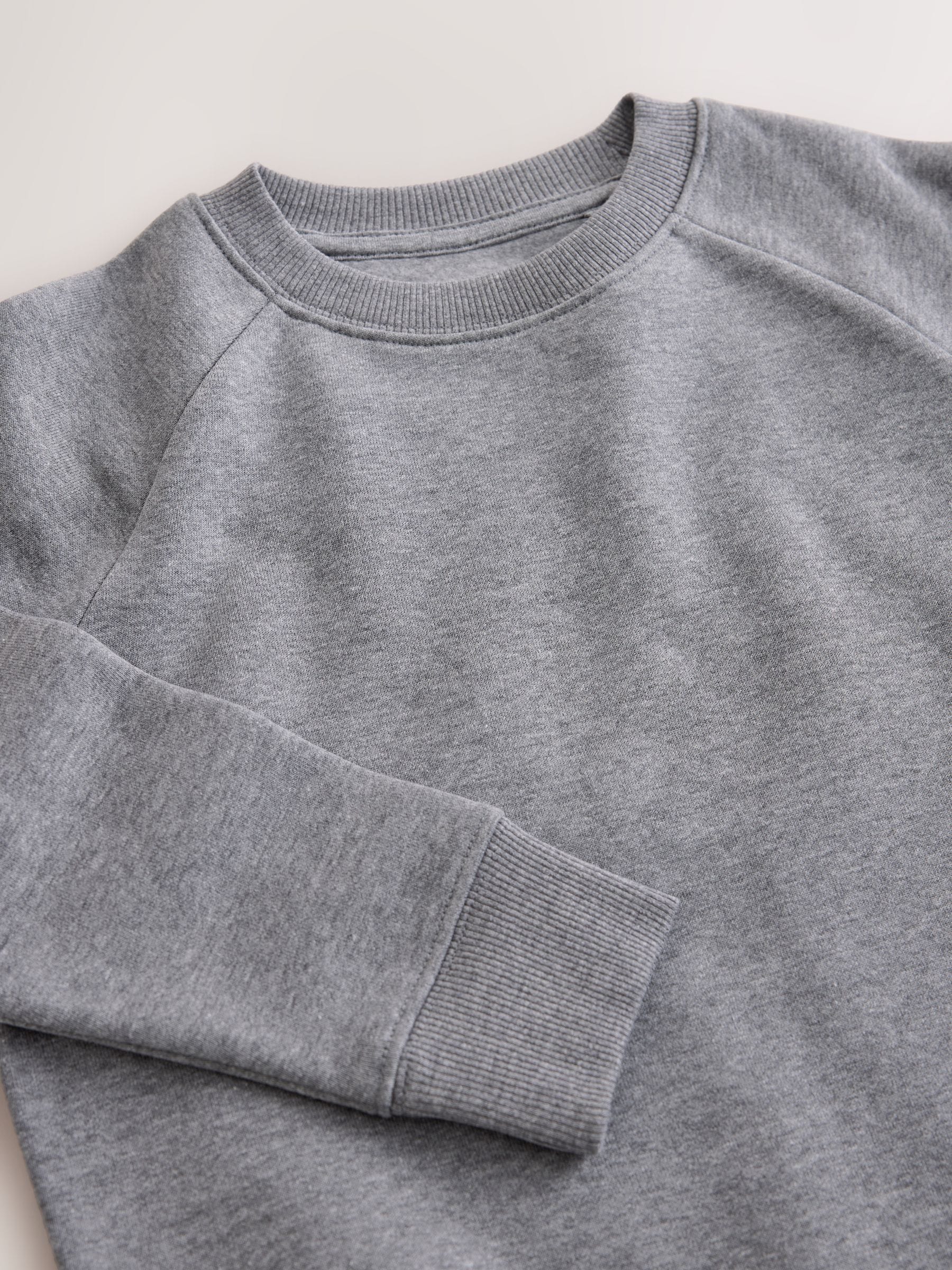 Dsiney Kidz - Grey Crew Neck School Sweater (3-16yrs) image 3