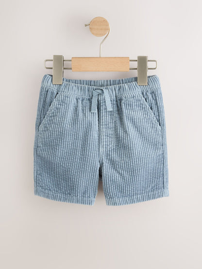 Dsiney Kidz - Mid Blue Corduroy Pull On Shorts (3mths-7yrs) image 5
