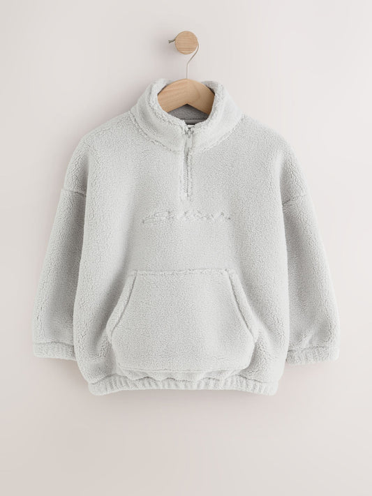 Grey Funnel Neck Fleece (3-16yrs) - image 1