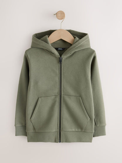 Dsiney Kidz - Khaki Zip Through Sweat Hoodie (3-16yrs) image 1