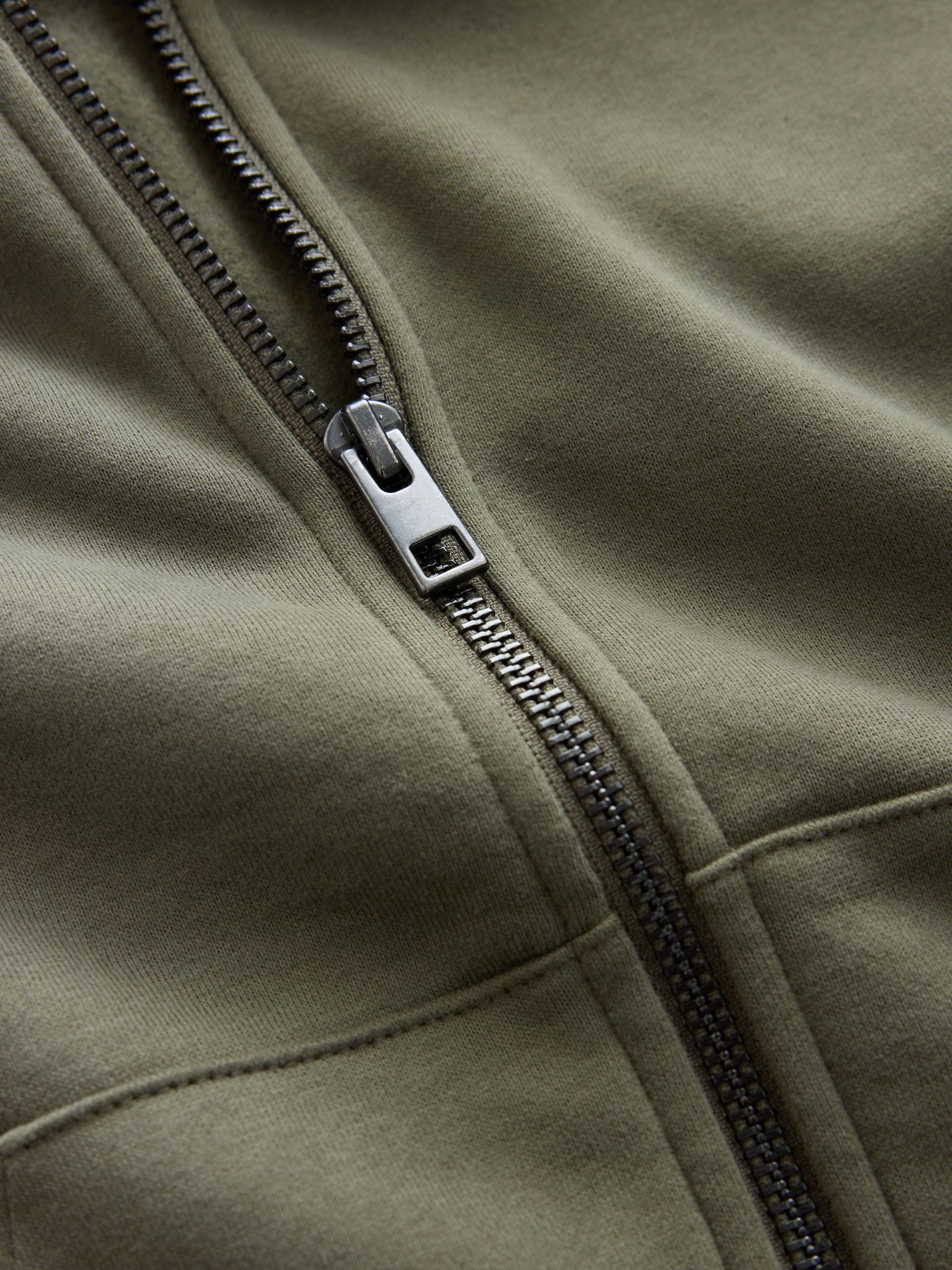 Dsiney Kidz - Khaki Zip Through Sweat Hoodie (3-16yrs) image 5
