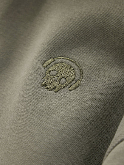 Dsiney Kidz - Khaki Green Skull Overhead Hoodie (3-16yrs) image 4
