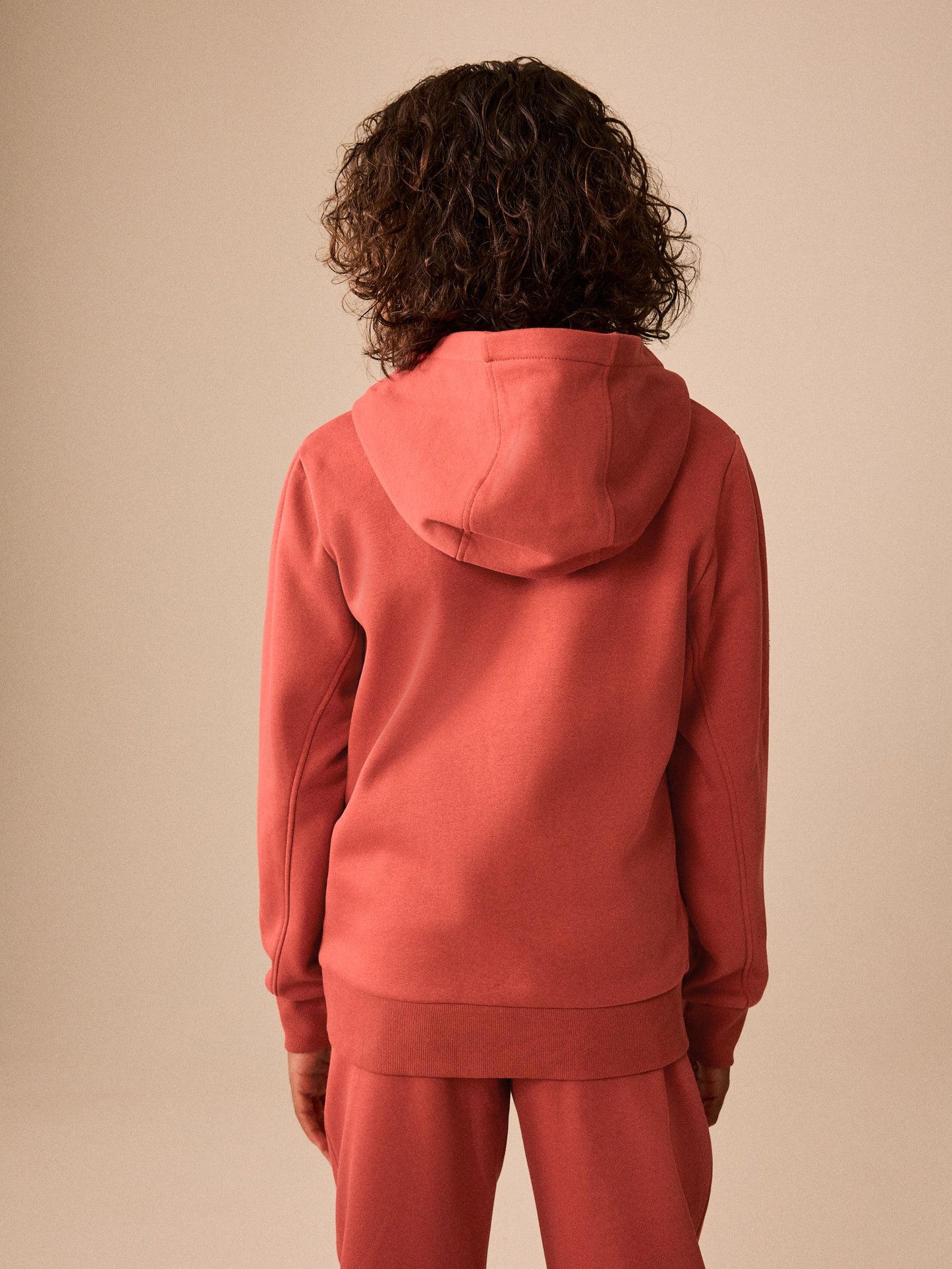 Dsiney Kidz - Rust Brown Skull Zip Through Sweat Hoodie (3-16yrs) image 3