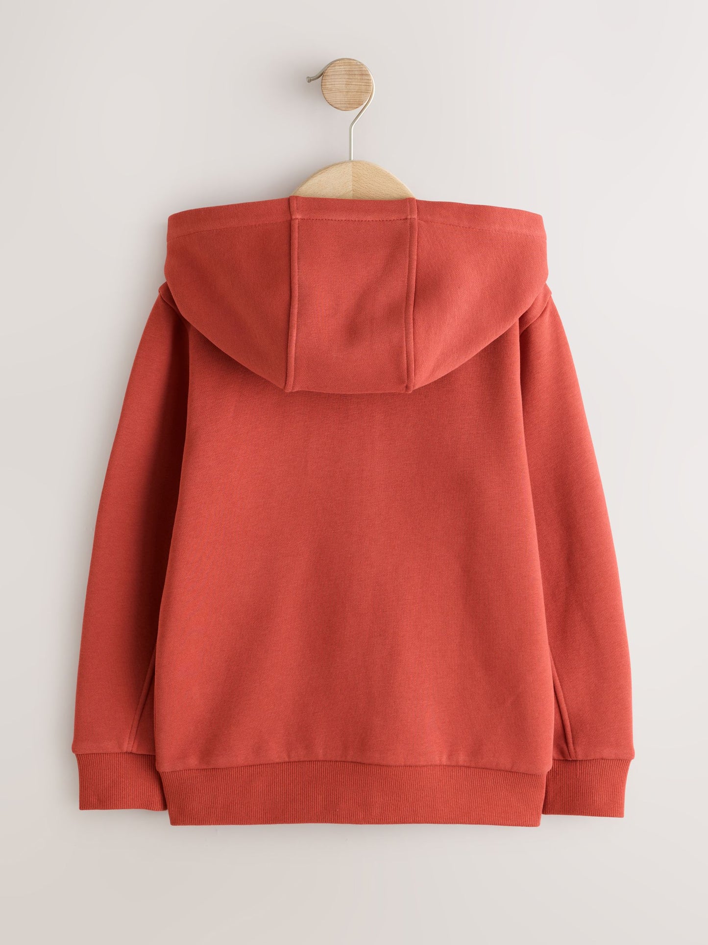 Dsiney Kidz - Rust Brown Skull Zip Through Sweat Hoodie (3-16yrs) image 6