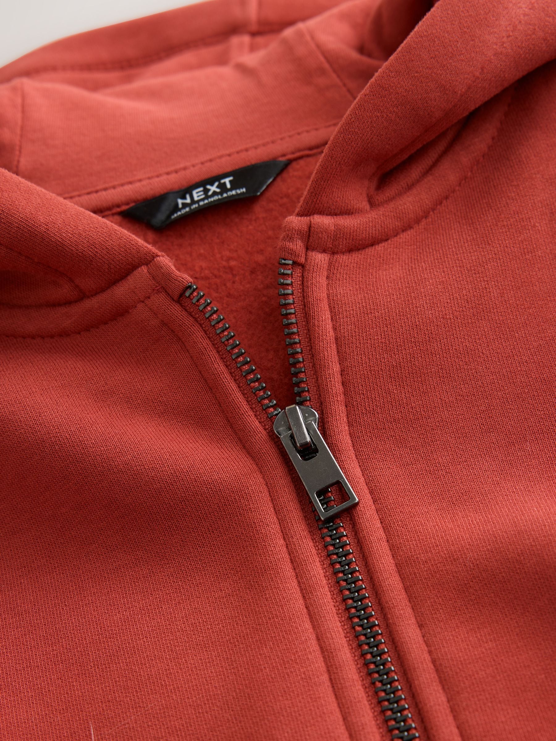 Dsiney Kidz - Rust Brown Skull Zip Through Sweat Hoodie (3-16yrs) image 7