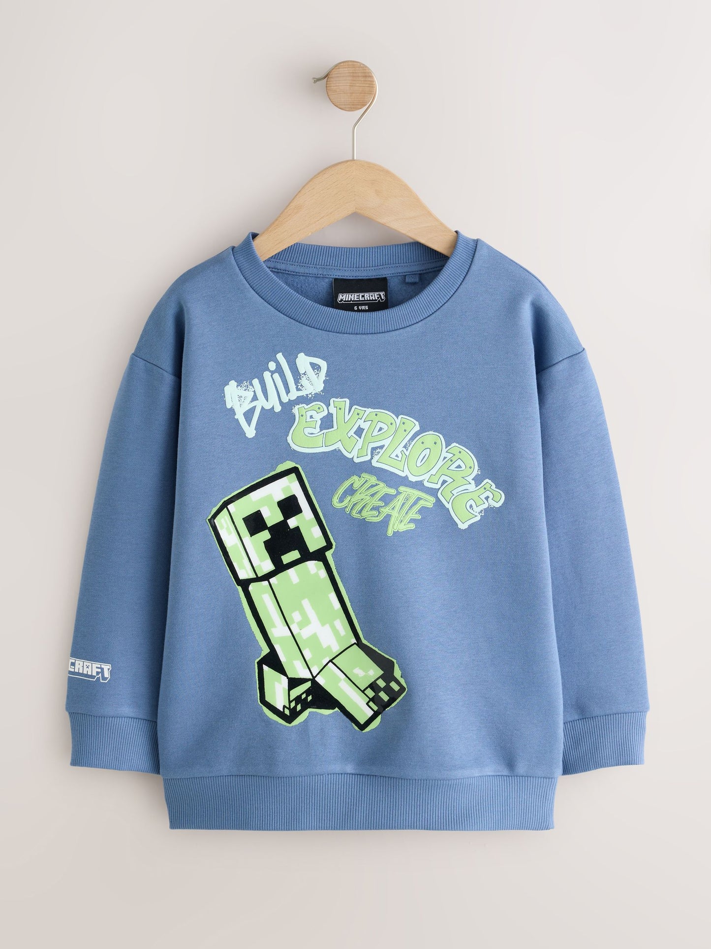 Dsiney Kidz - Blue Minecraft Crew Neck Sweater (3-16yrs) image 1