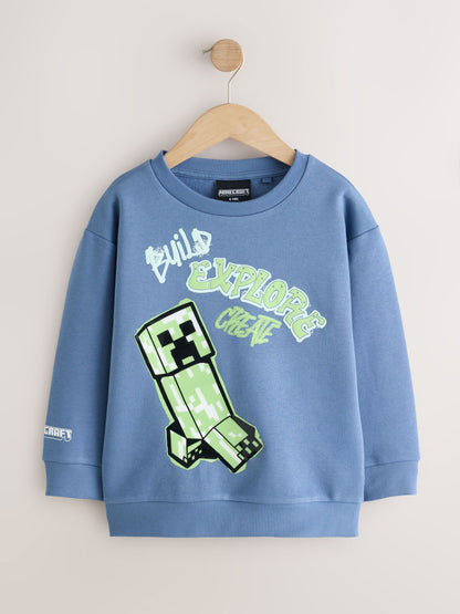 Dsiney Kidz - Blue Minecraft Crew Neck Sweater (3-16yrs) image 1