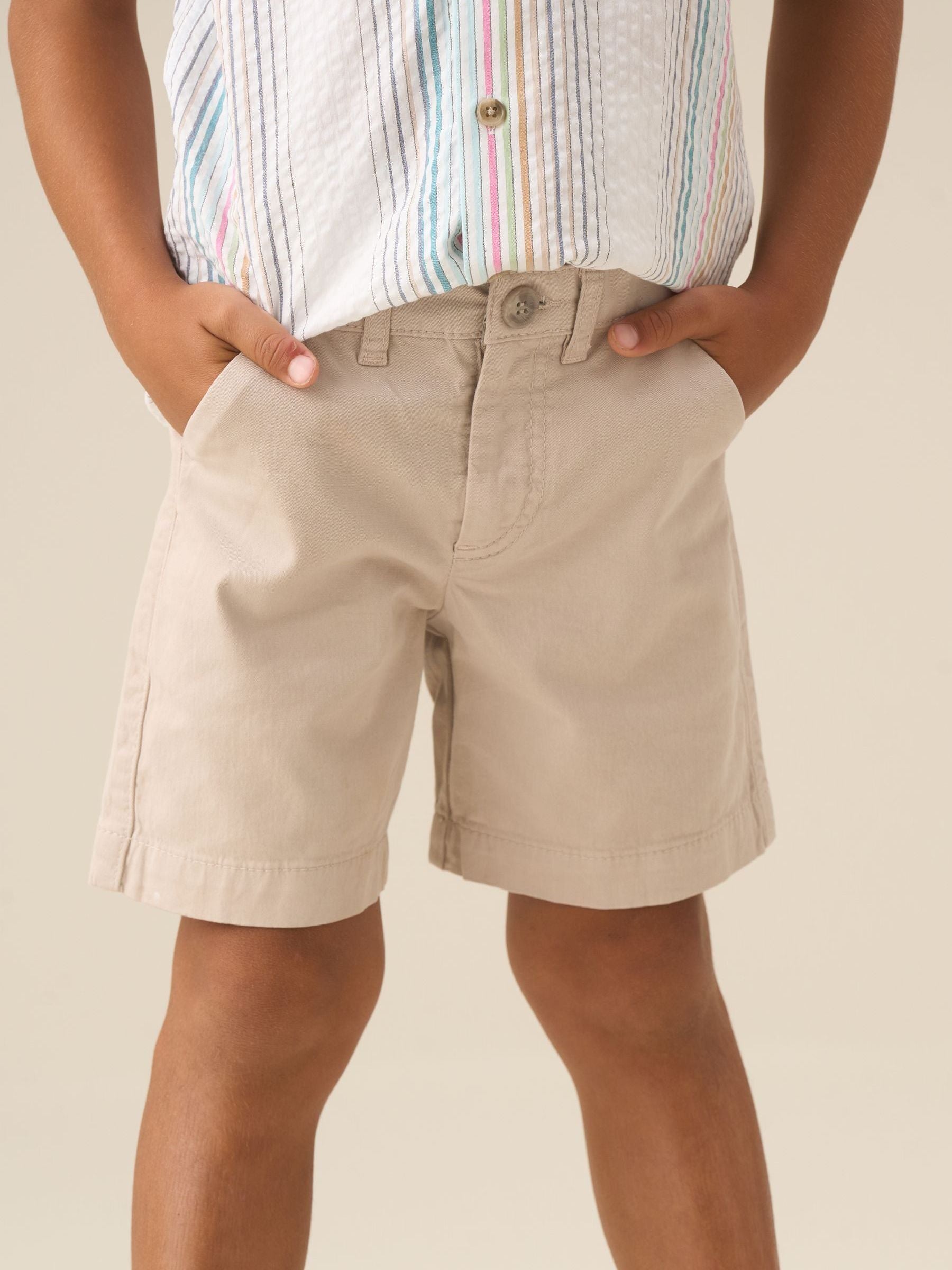 Dsiney Kidz - Angel & Rocket Cream Quinn Stone Chino Shorts image 1