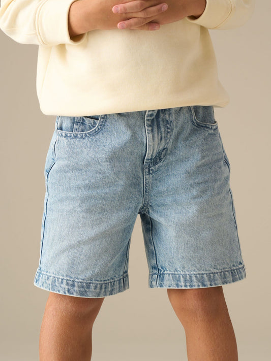 Dsiney Kidz - Angel & Rocket Blue Austin Long Line Wide Denim Shorts image 1