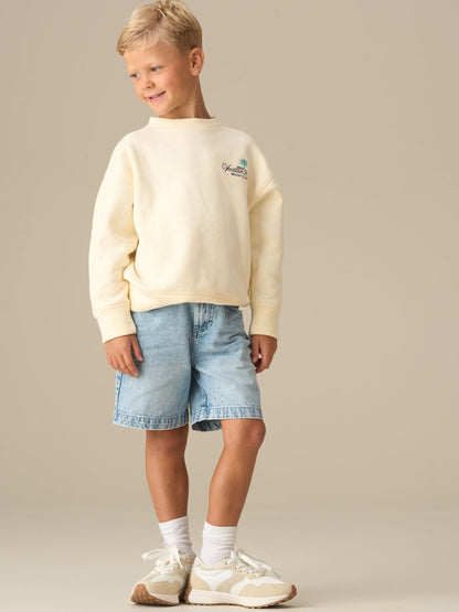 Dsiney Kidz - Angel & Rocket Blue Austin Long Line Wide Denim Shorts image 2