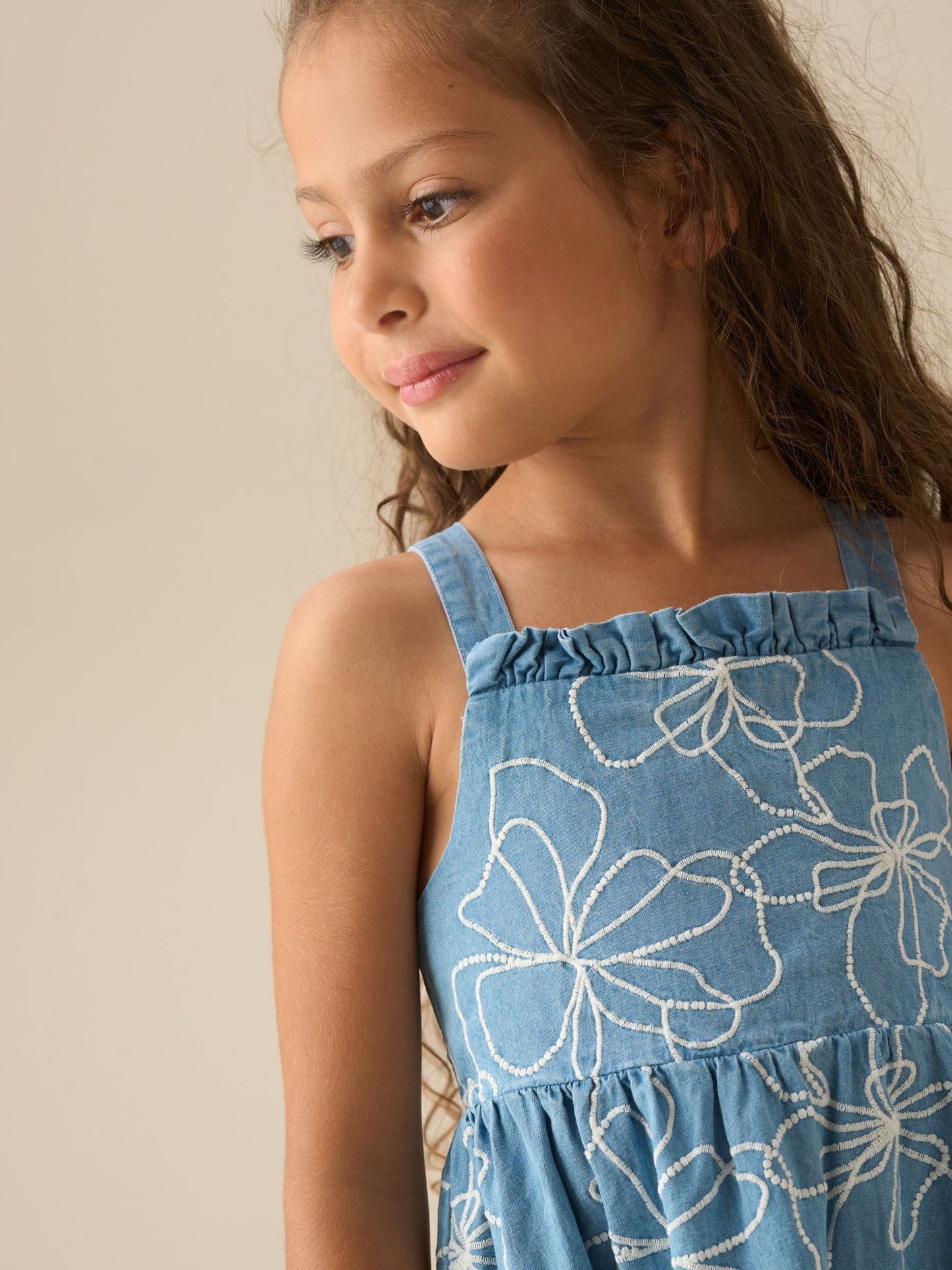 Angel & Rocket Blue Lettie Printed Floral Dress image 4