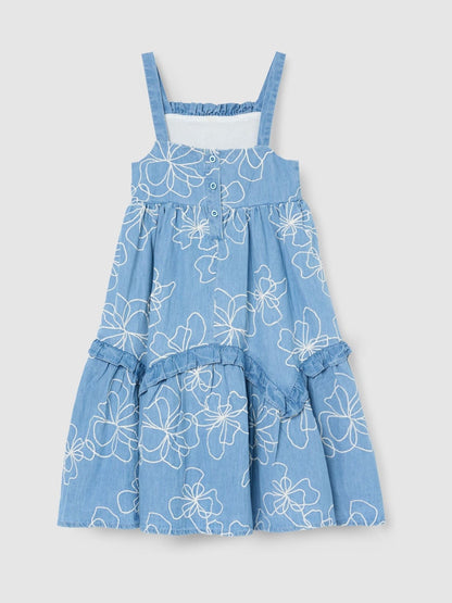 Angel & Rocket Blue Lettie Printed Floral Dress image 7