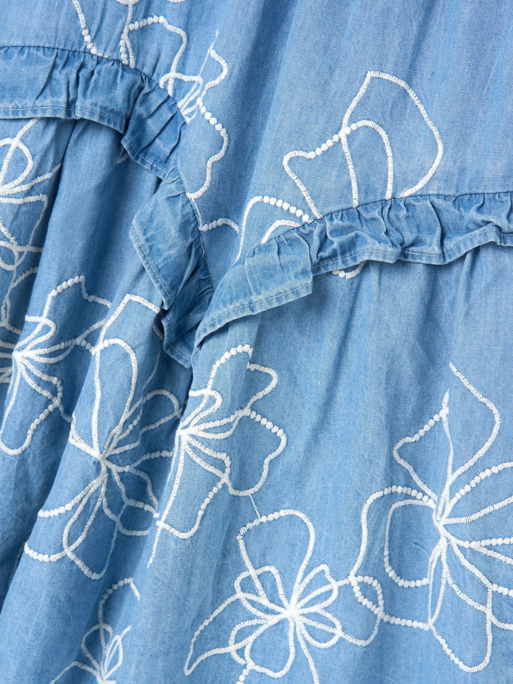 Angel & Rocket Blue Lettie Printed Floral Dress image 8