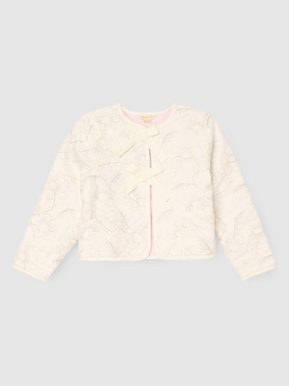 Dsiney Kidz - Angel & Rocket White Aurora Embroidered Tie Front Jacket image 4