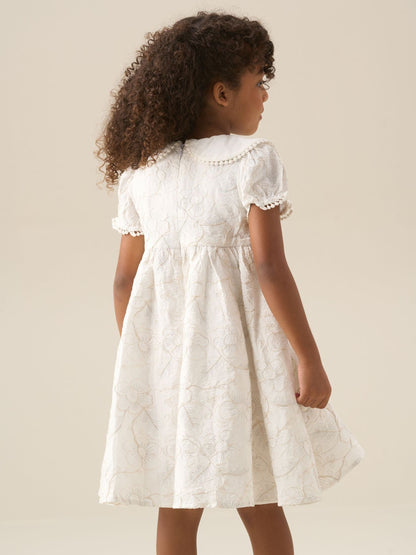 Angel & Rocket Natural Aurora Floral Embroidered Dress image 3