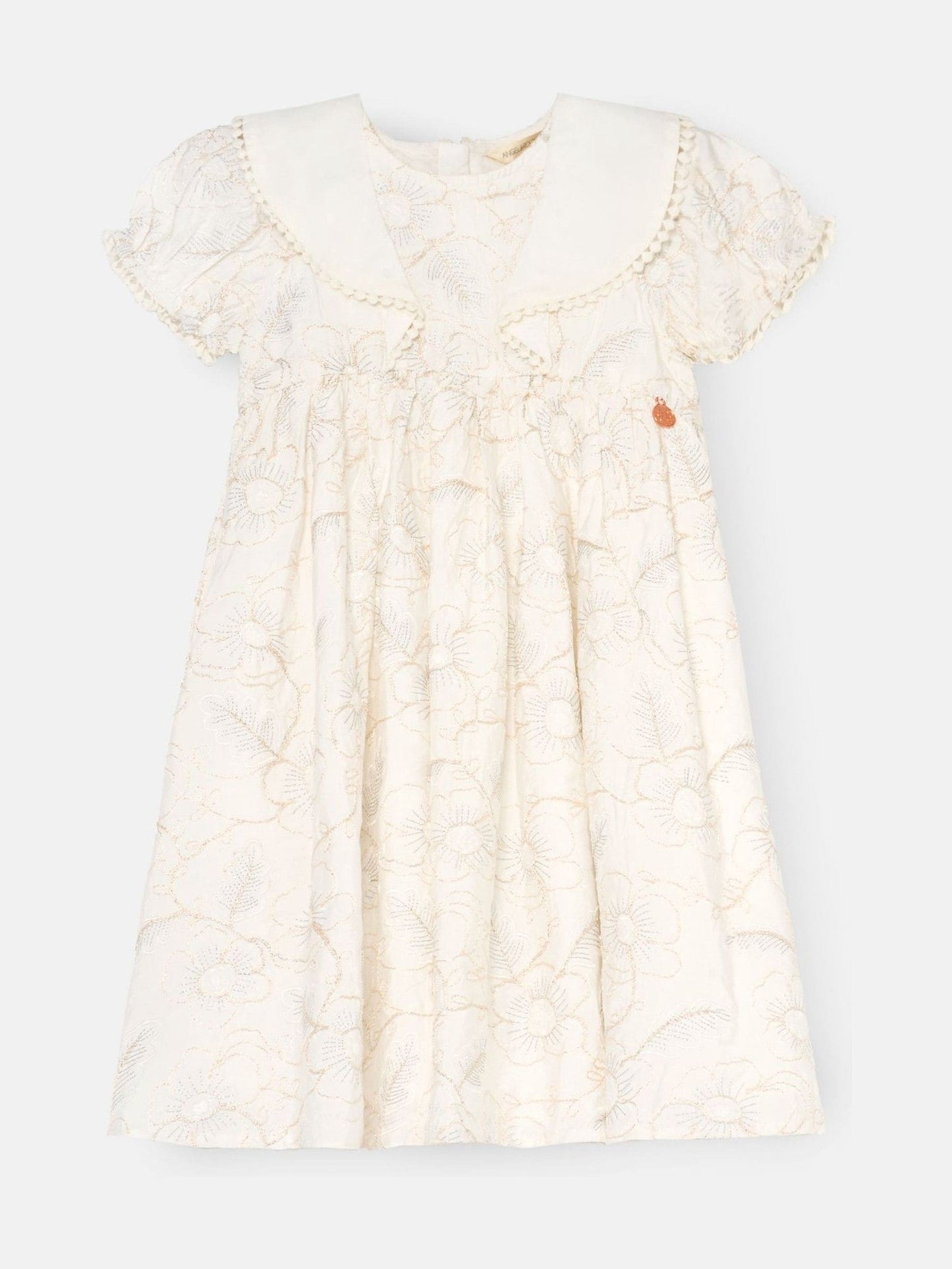 Angel & Rocket Natural Aurora Floral Embroidered Dress image 5