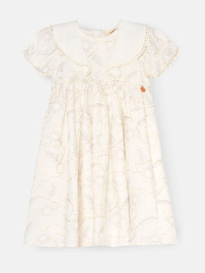 Angel & Rocket Natural Aurora Floral Embroidered Dress image 5