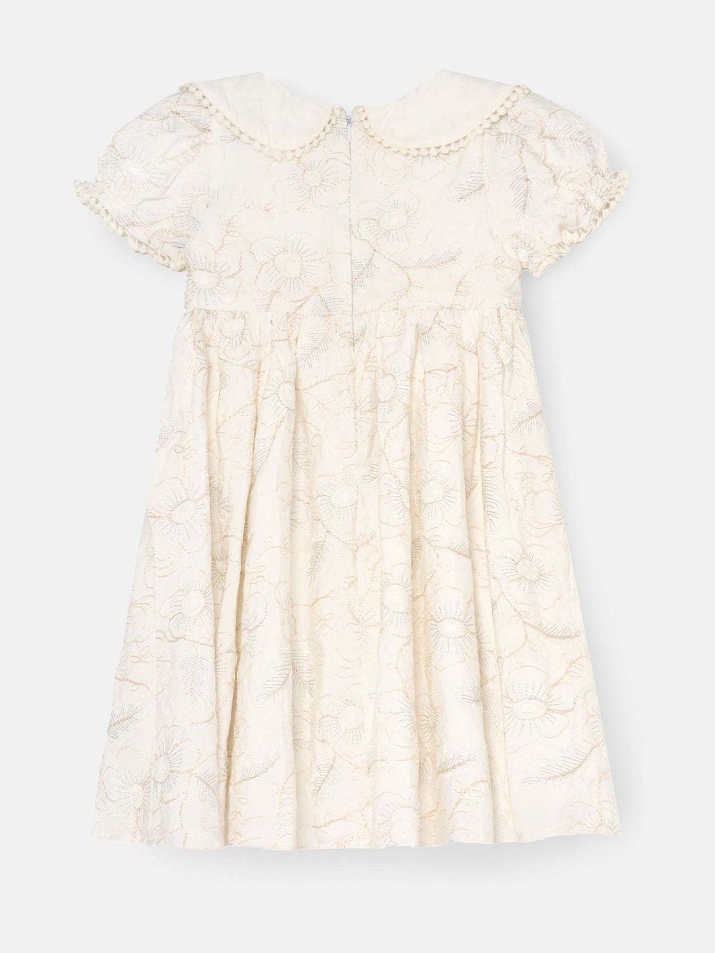 Angel & Rocket Natural Aurora Floral Embroidered Dress image 6