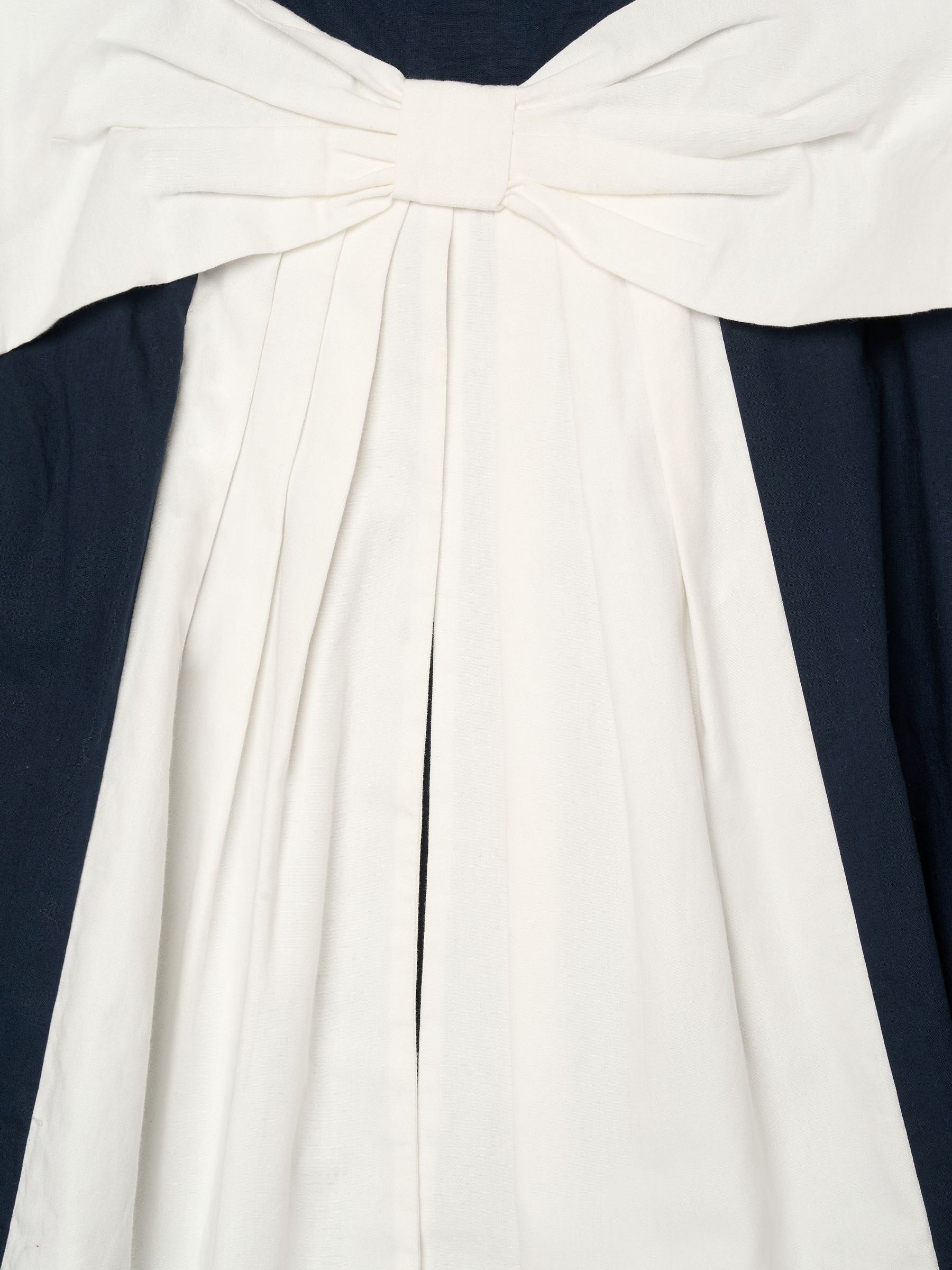 Angel & Rocket Blue Libby Navy Bow Front Dress image 8