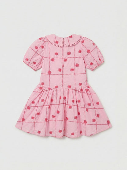 Angel & Rocket Pink Louise Embroidered Dress image 7