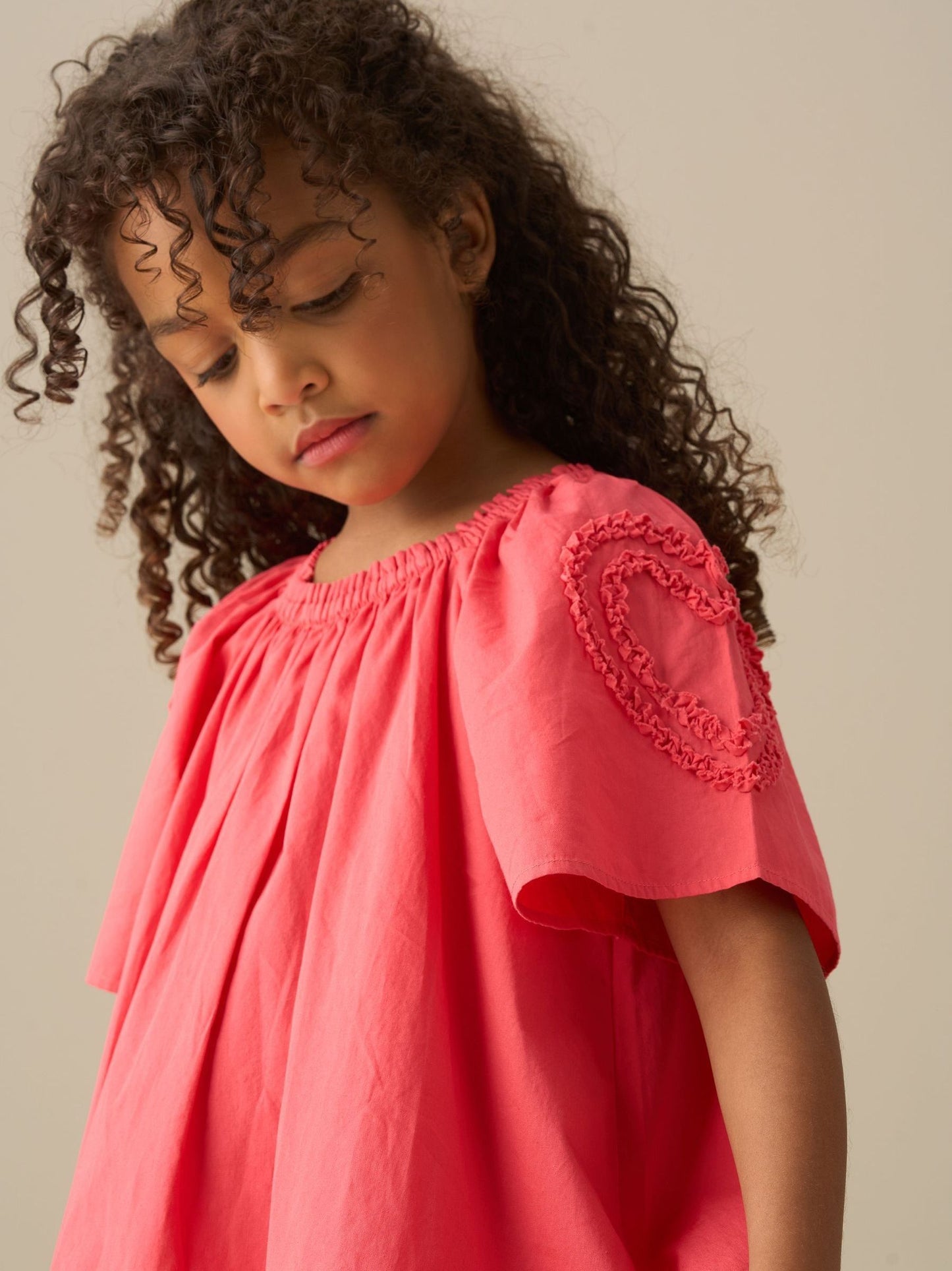 Angel & Rocket Pink Lori Heart Swing Dress image 4