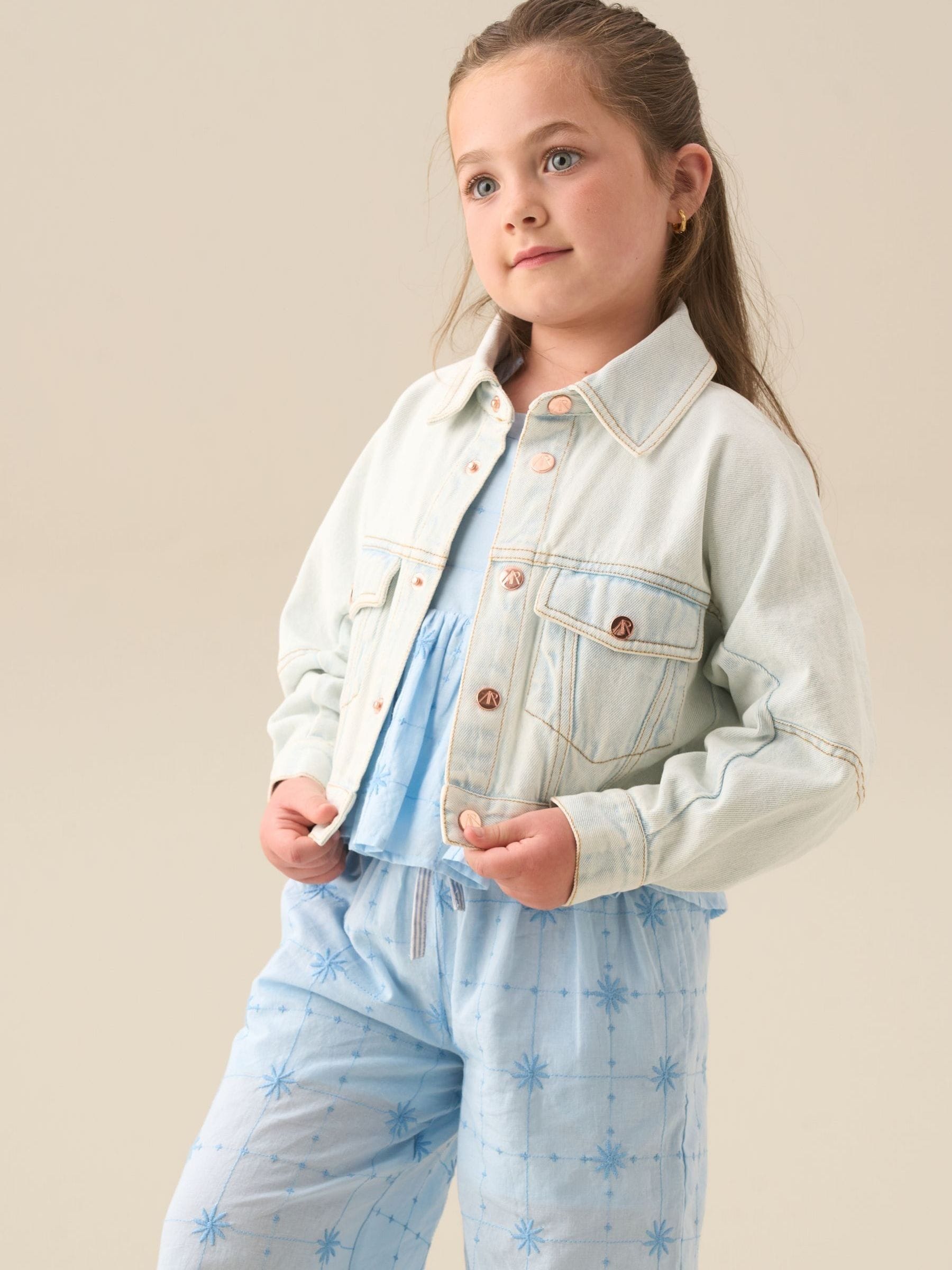 Dsiney Kidz - Angel & Rocket Blue Carla Denim Jacket image 1