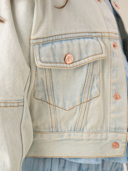 Dsiney Kidz - Angel & Rocket Blue Carla Denim Jacket image 4
