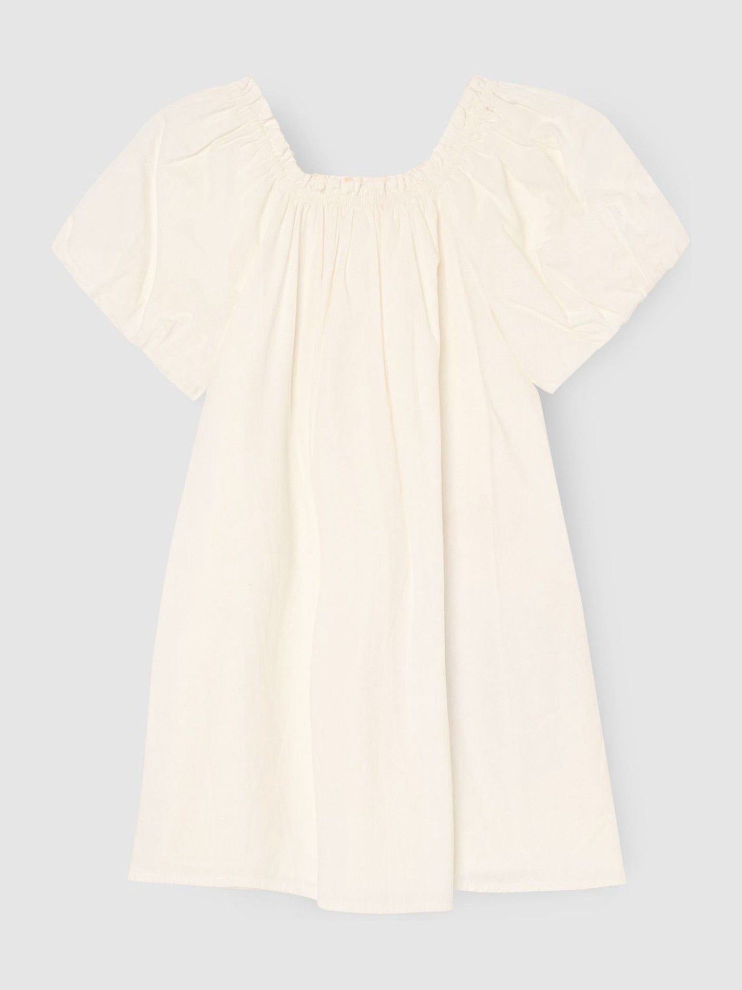 Angel & Rocket White Coletta Puff Sleeve Swing Dress image 8
