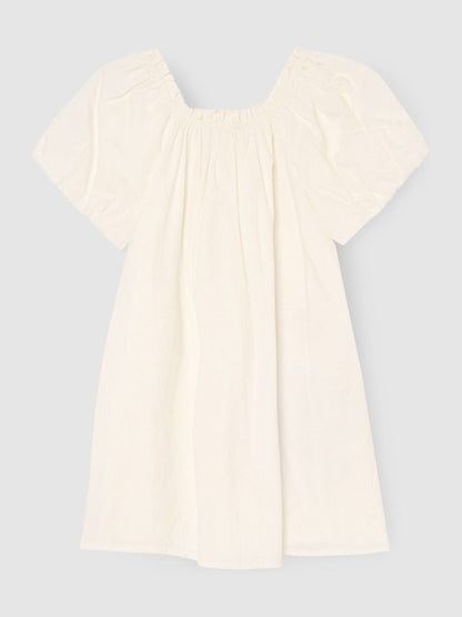Angel & Rocket White Coletta Puff Sleeve Swing Dress image 8