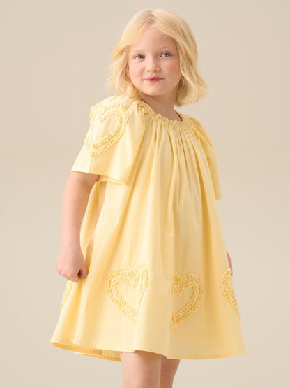 Angel & Rocket Yellow Lori Heart Swing Dress image 1