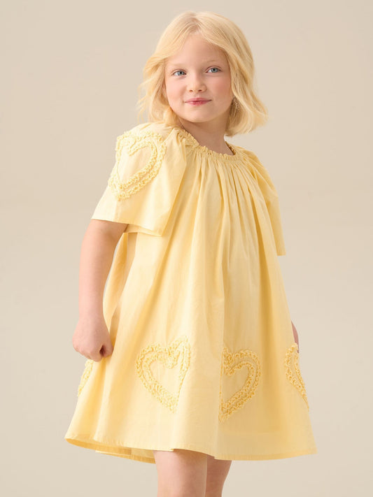 Angel & Rocket Yellow Lori Heart Swing Dress image 1